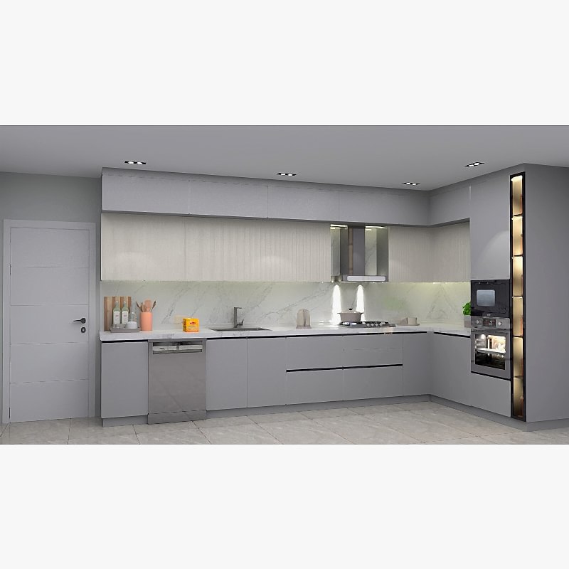 Tavana Kadar Kademeli Mutfak Dolabı Fiyatı