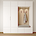 Portmanto Modeli - Askılıklı Vestiyer Dolabı Ahşap-Beyaz Portmanto Modeli - Askılıklı Vestiyer Dolabı Ahşap-Beyaz
