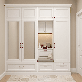 Vestiyer Giriş Dolabı | Avangard Model | Anahtarlıklı Portmanto