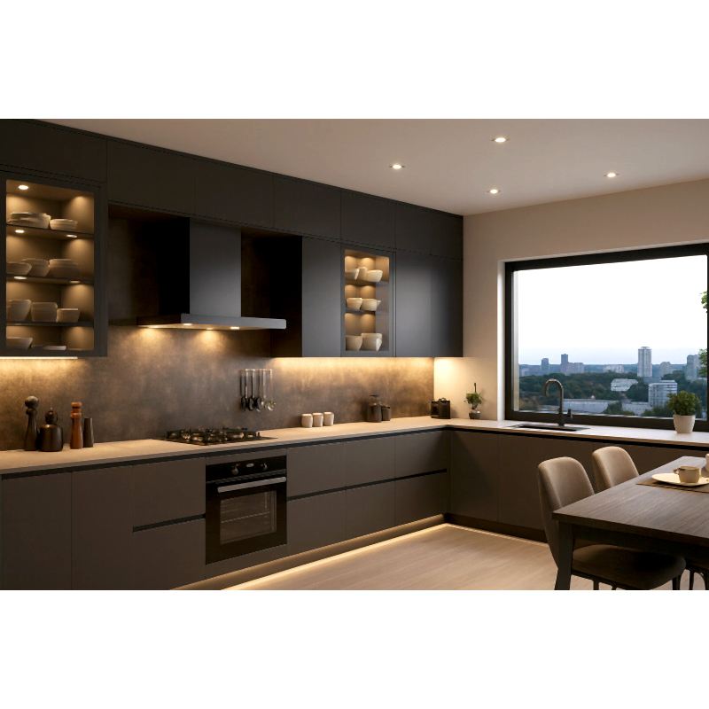 Futuristik Mutfak Dolabı Modeli | Köşe Model | Özel Seri