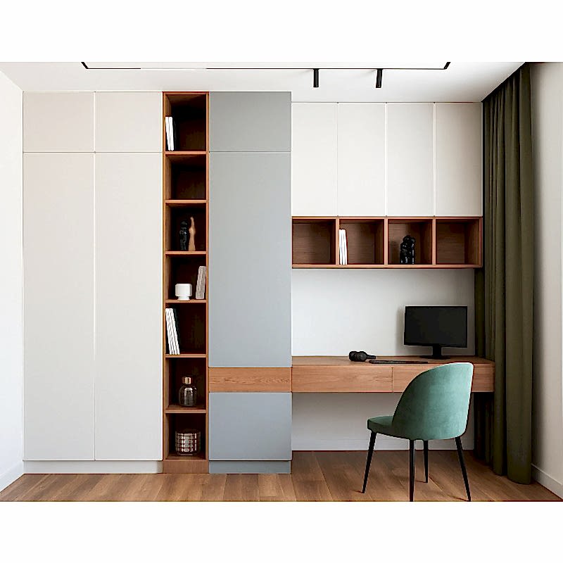 Home Office Çalışma Masası | Yatak Odası Elbise Dolabı, Düz Model
