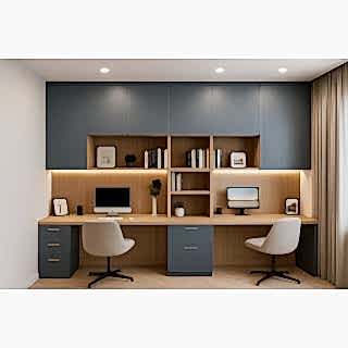 Home Office Çalışma Masası | Yatak Odası Gardırop 3 Çekmeceli, Vizon