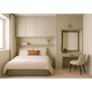 Dresuar Makyaj Masası, Yatak Odası Elbise Dolabı HM02Z8 Modeli