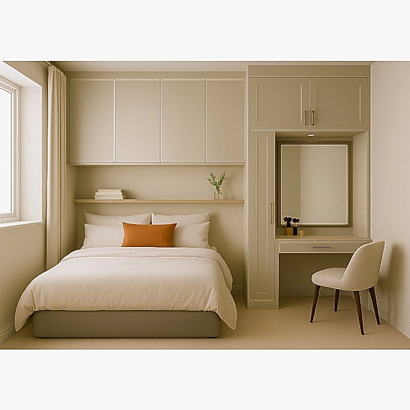 Dresuar Makyaj Masası, Yatak Odası Elbise Dolabı HM02Z8 Modeli