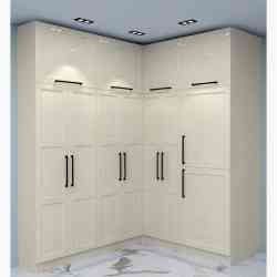 7 Kapak, Köşe Model, Yüklük Depolama, Country Kapak, Mat Lake L Şeklinde Gardırop