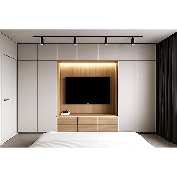 Gömme TV Ünitesi, Yatak Odası Elbise Dolabı YT02A2 Modeli